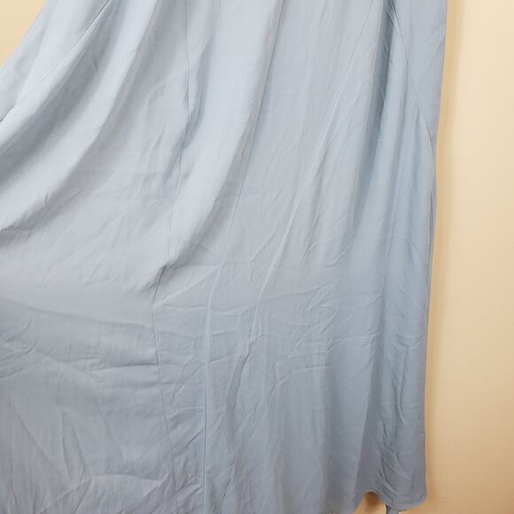 Show Me Your Mumu Princess Di Stretch Maxi Skirt Silver Sage Crisp Size S - Picture 5 of 11